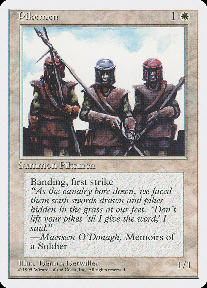 Pikemen, Fourth edition Card Art