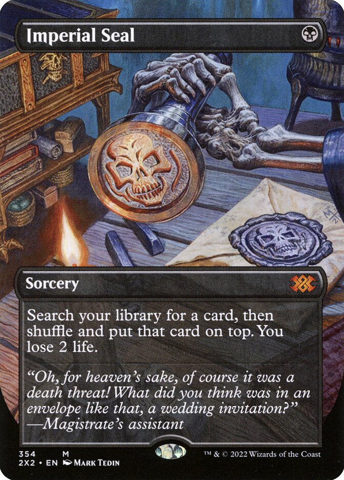 Imperial Seal, Double Masters 2022 Card Art