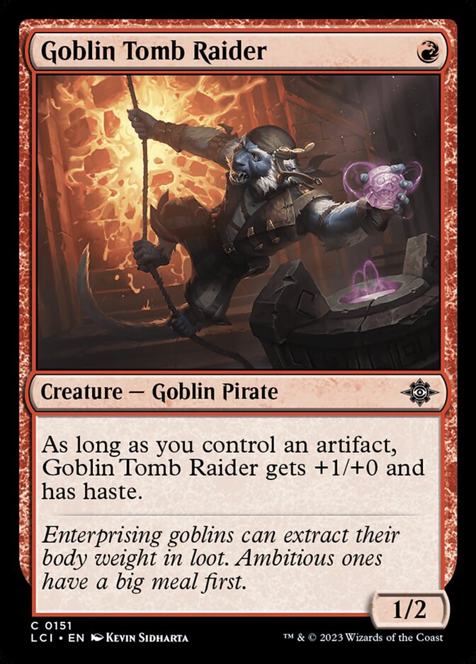 Goblin Tomb Raider, The lost caverns of ixalan Card Art