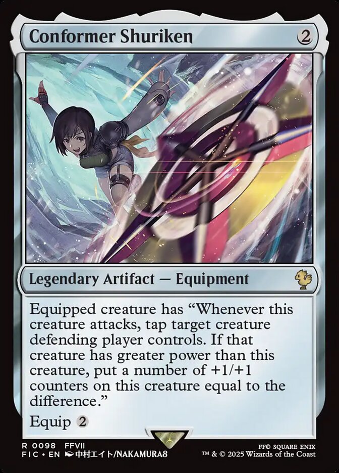 Conformer Shuriken, Final fantasy commander Card Art