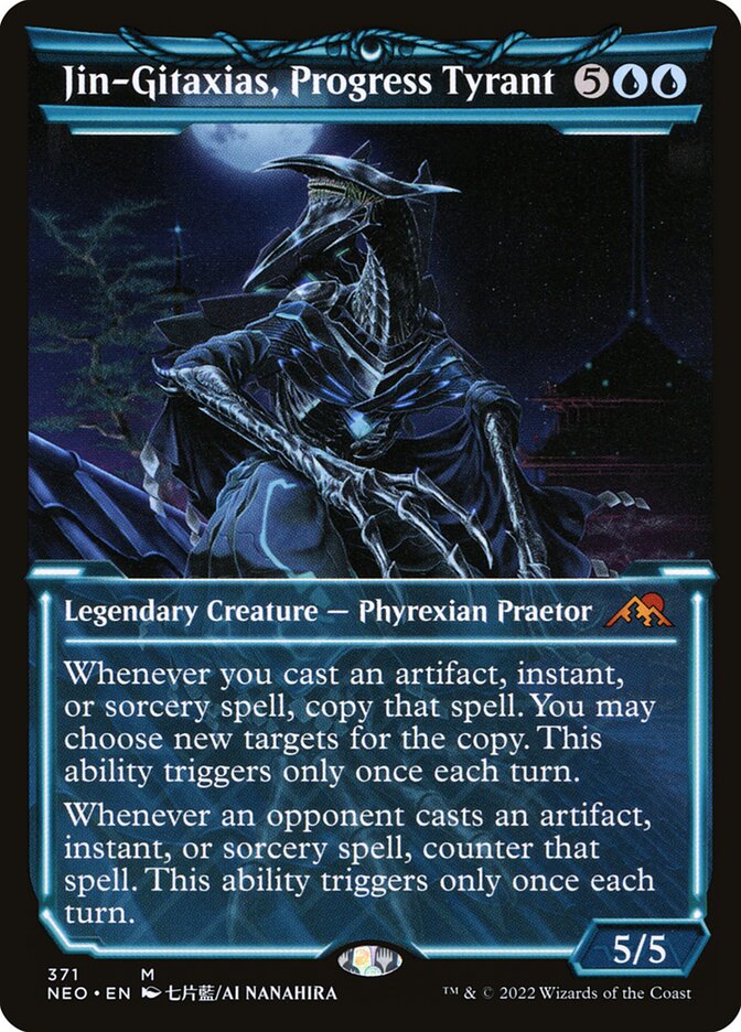Jin-Gitaxias, Progress Tyrant, Kamigawa: Neon Dynasty Card Art