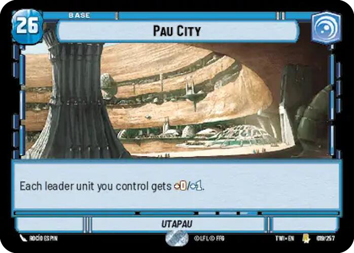 Pau City, Twilight of the Republic Card Art