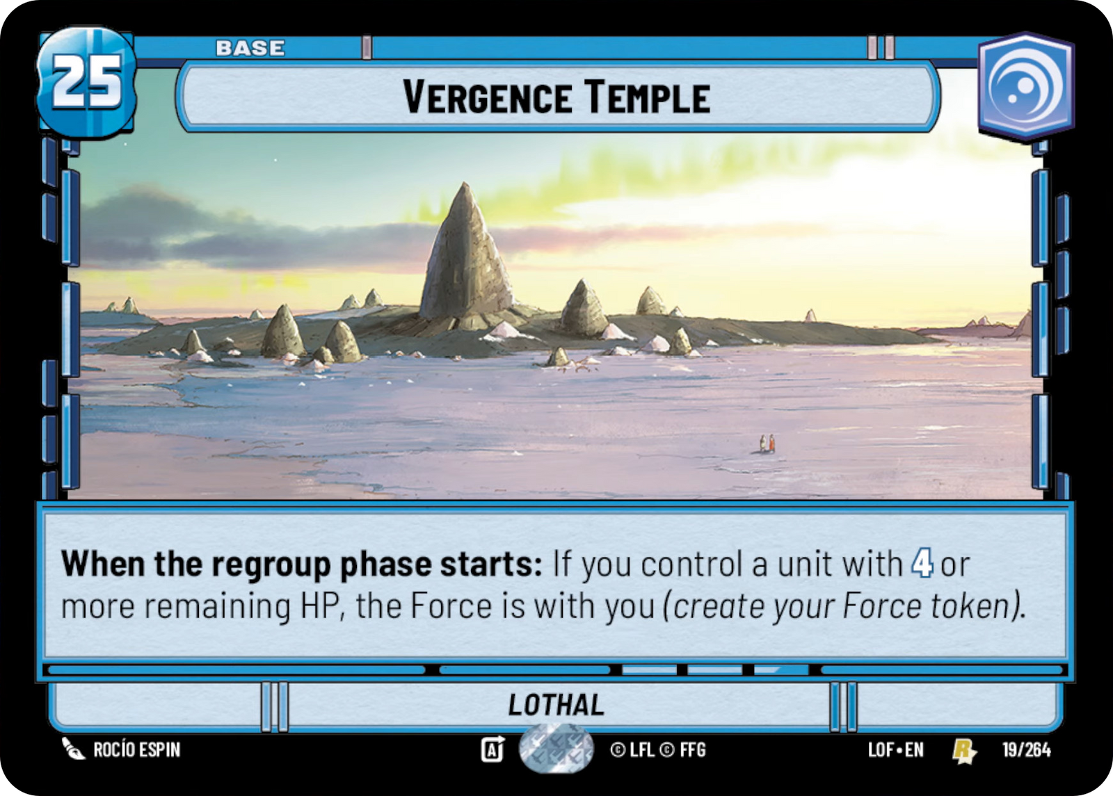 Vergence Temple, Legends of the Force Card Art