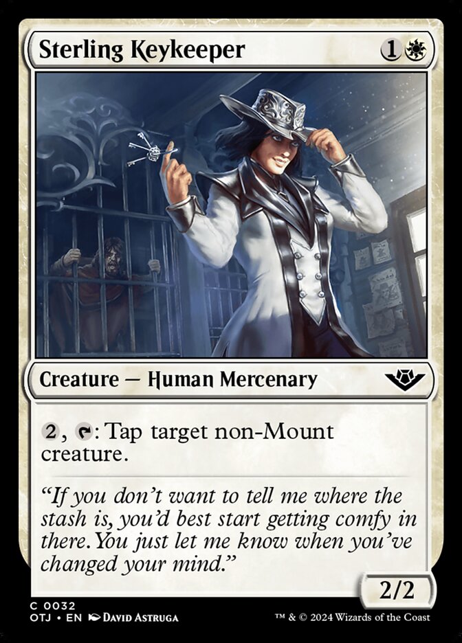 Sterling Keykeeper, Outlaws of thunder junction Card Art
