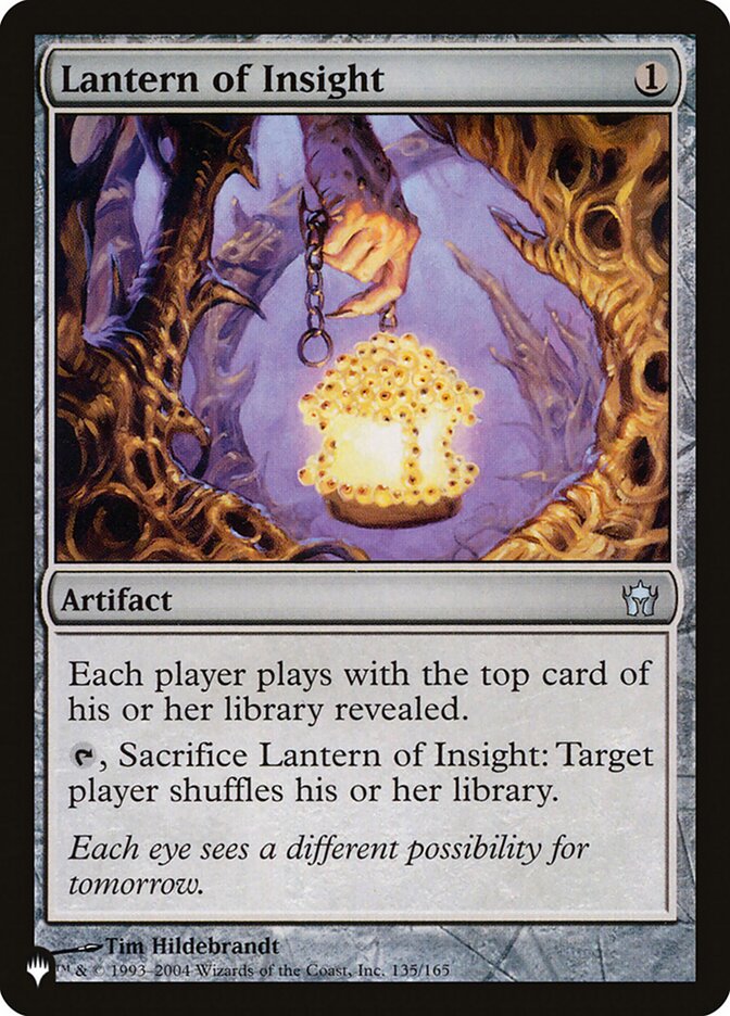 Lantern of Insight, The List Card Art