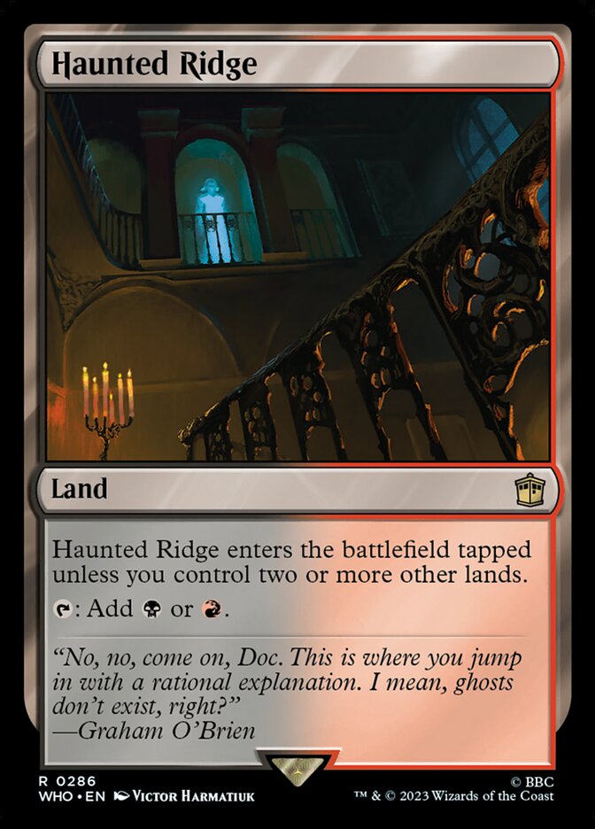 Haunted Ridge, Doctor Who Card Art