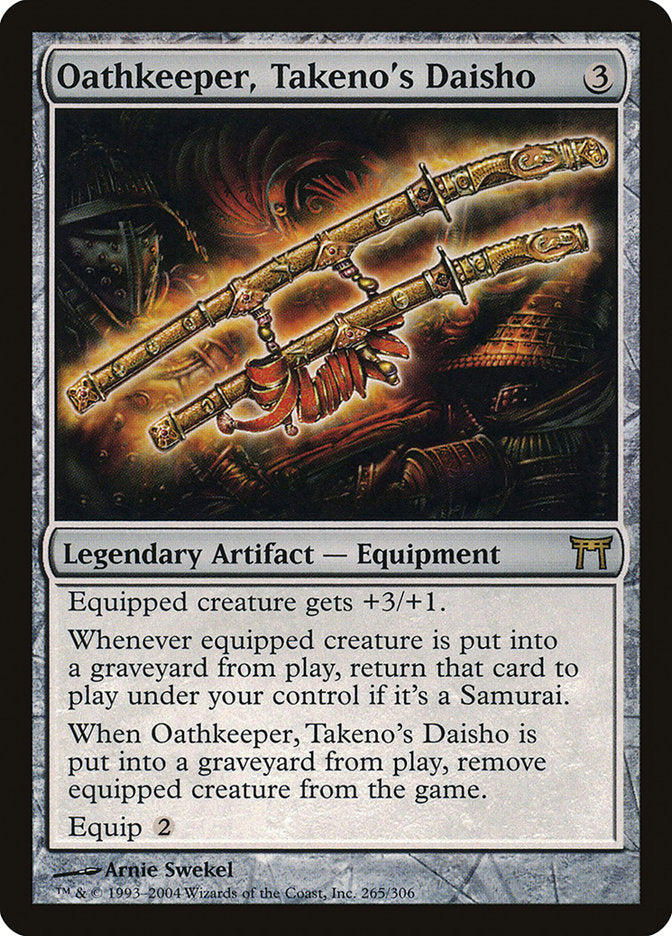 Oathkeeper, Takeno's Daisho, Champions of kamigawa Card Art