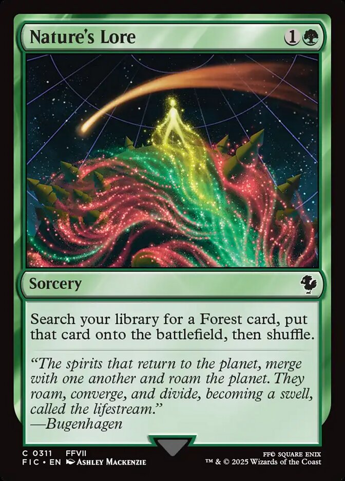 Nature's Lore, Final fantasy commander Card Art