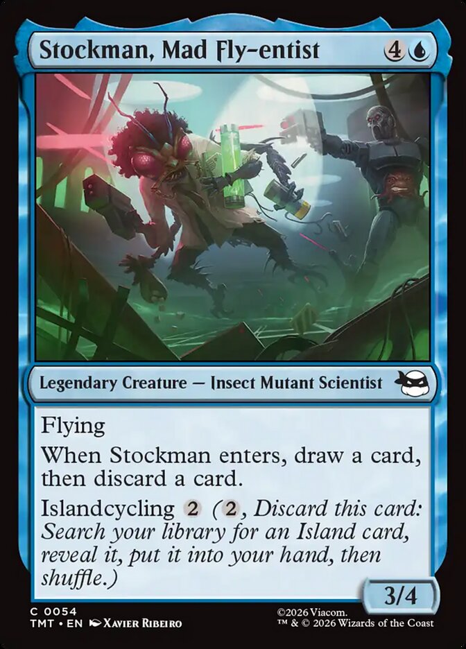 Stockman, Mad Fly-entist, Teenage Mutant Ninja Turtles Card Art
