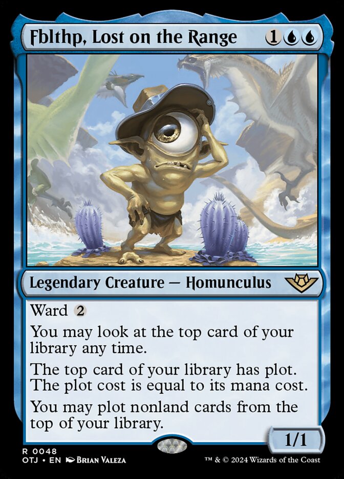 Fblthp, Lost on the Range, Outlaws of thunder junction Card Art