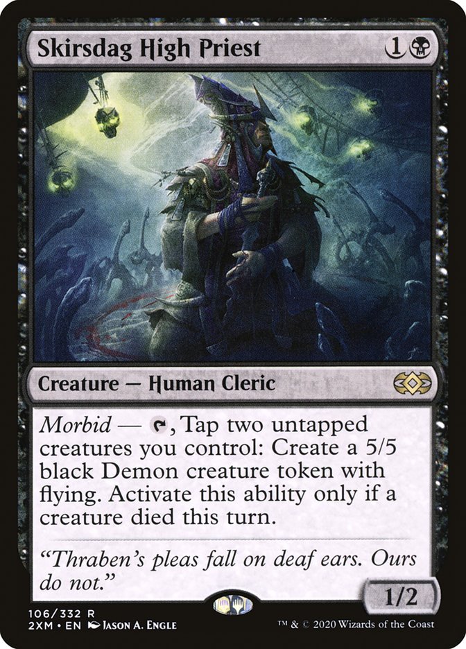 Skirsdag High Priest, Double masters Card Art