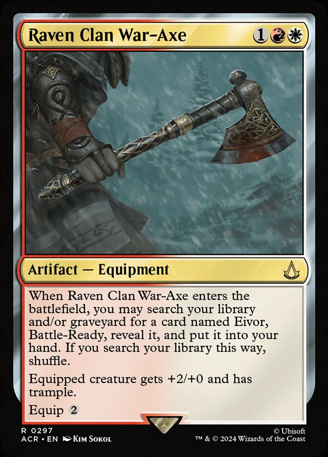 Raven Clan War-Axe, Assassin'S Creed Card Art
