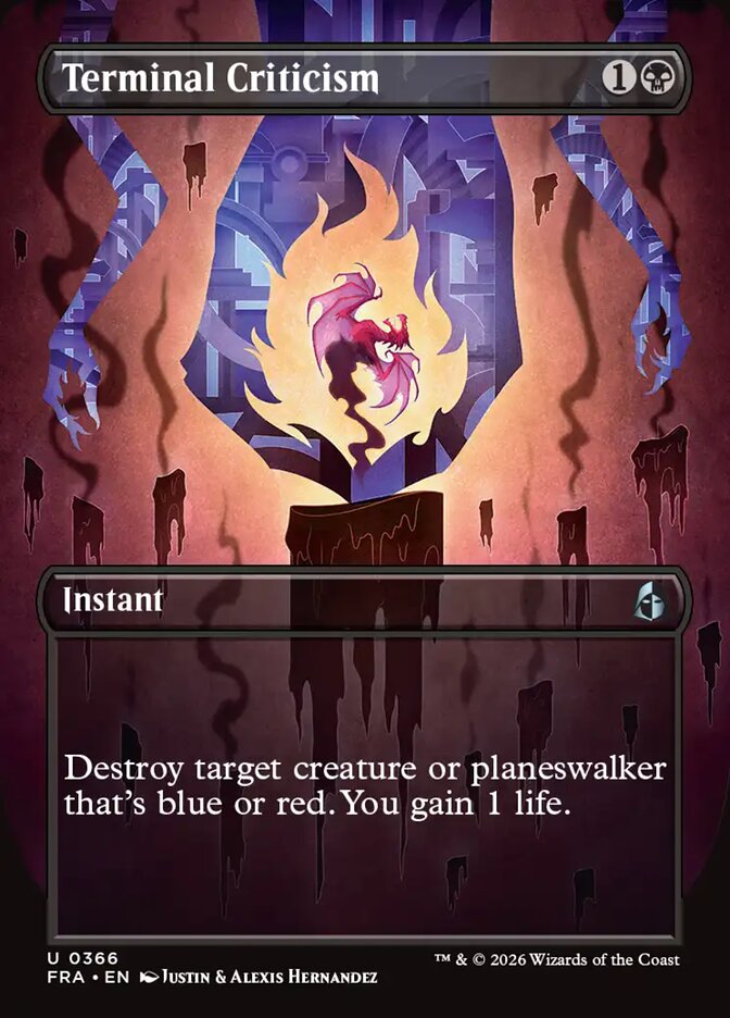 Terminal Criticism, Reality Fracture Card Art