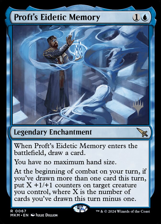 Proft's Eidetic Memory, Murders at karlov manor promos Card Art