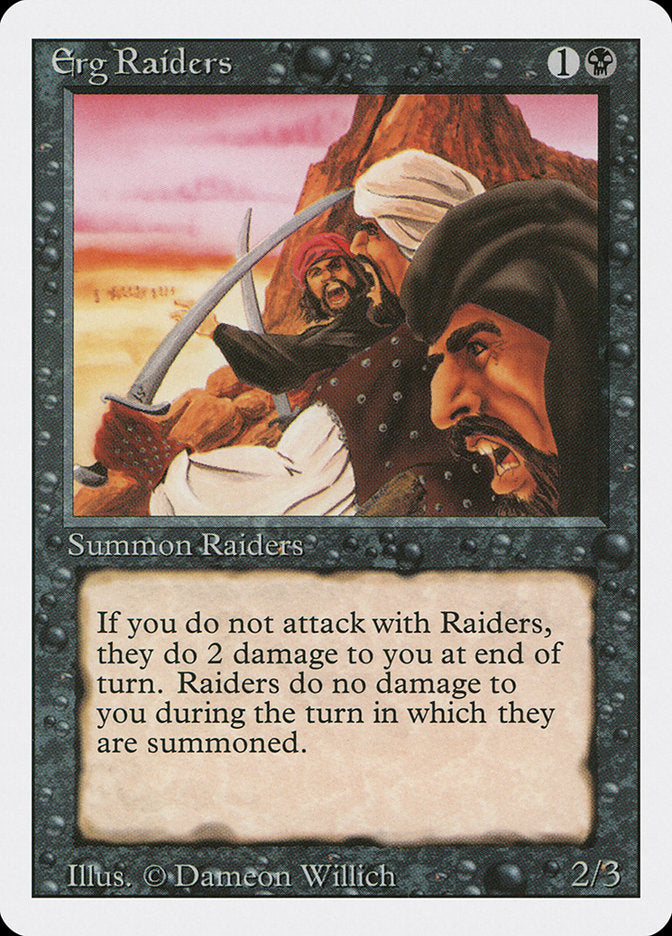 Erg Raiders, Revised Edition Card Art