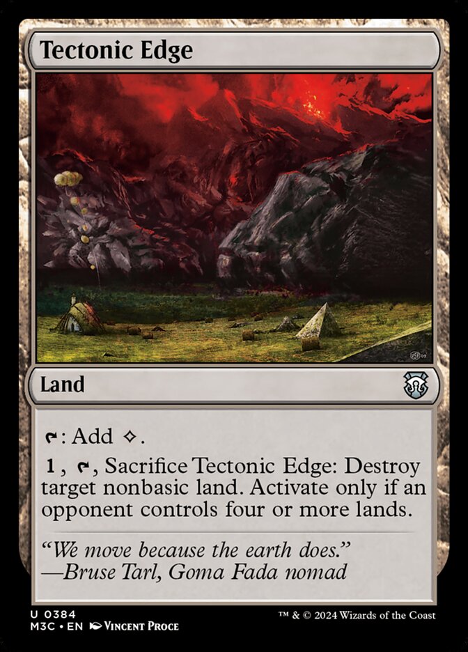 Tectonic Edge, Modern Horizons 3 Commander Card Art