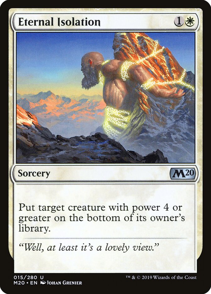 Eternal Isolation, Core Set 2020 Card Art