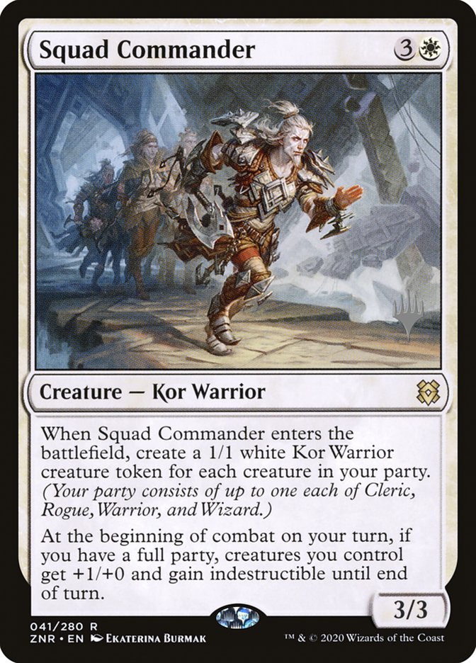 Squad Commander, Zendikar Rising Promos Card Art