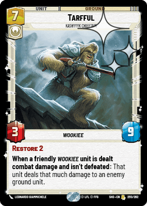 Tarfful, Kashyyyk Chieftain - Foil