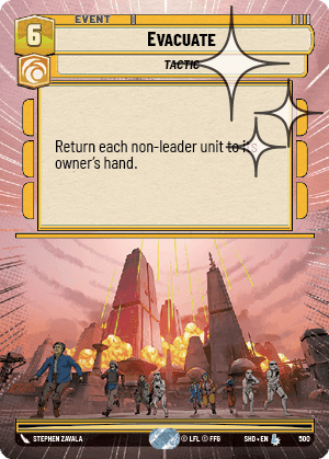 Evacuate - Hyperspace Foil
