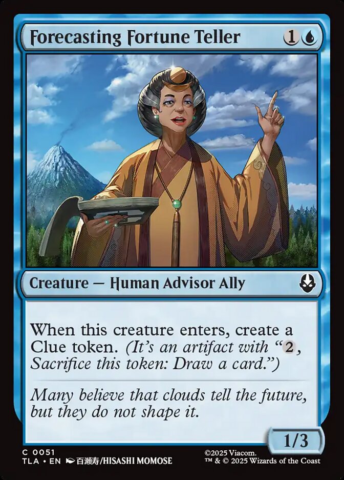 Forecasting Fortune Teller, Avatar: The Last Airbender Card Art