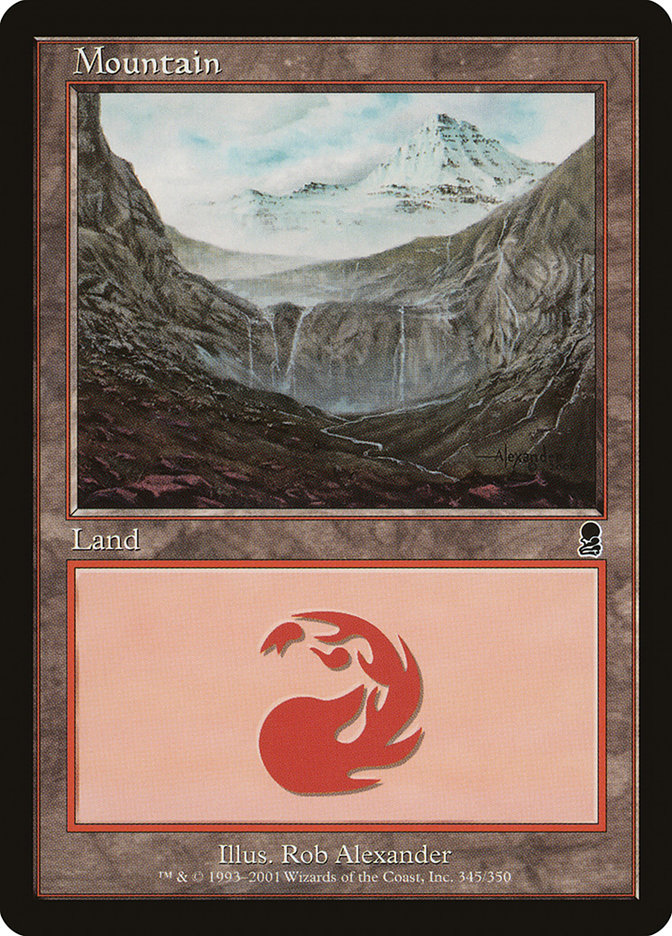 Mountain, Odyssey Card Art