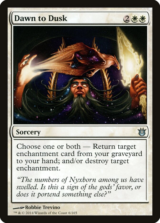 Dawn to Dusk, Born Of The Gods Card Art