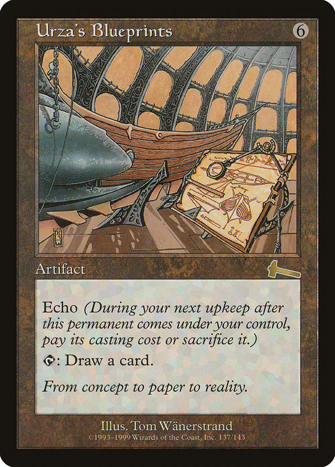 Urza's Blueprints, Urza's legacy Card Art