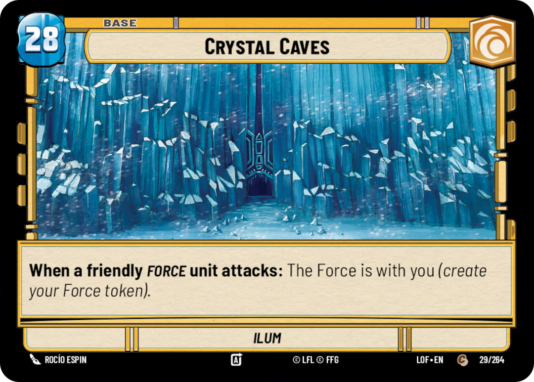 Crystal Caves, Legends of the Force Card Art