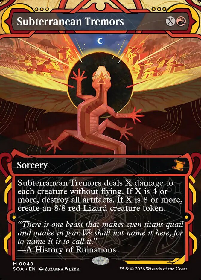 Subterranean Tremors, Secrets Of Strixhaven Mystical Archive Card Art