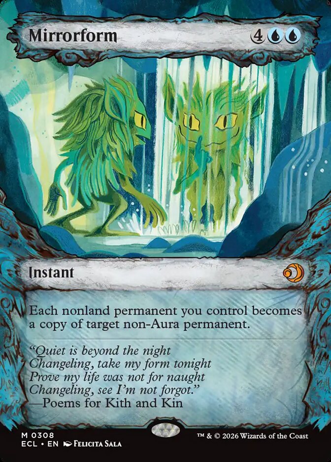 Mirrorform, Lorwyn Eclipsed Card Art
