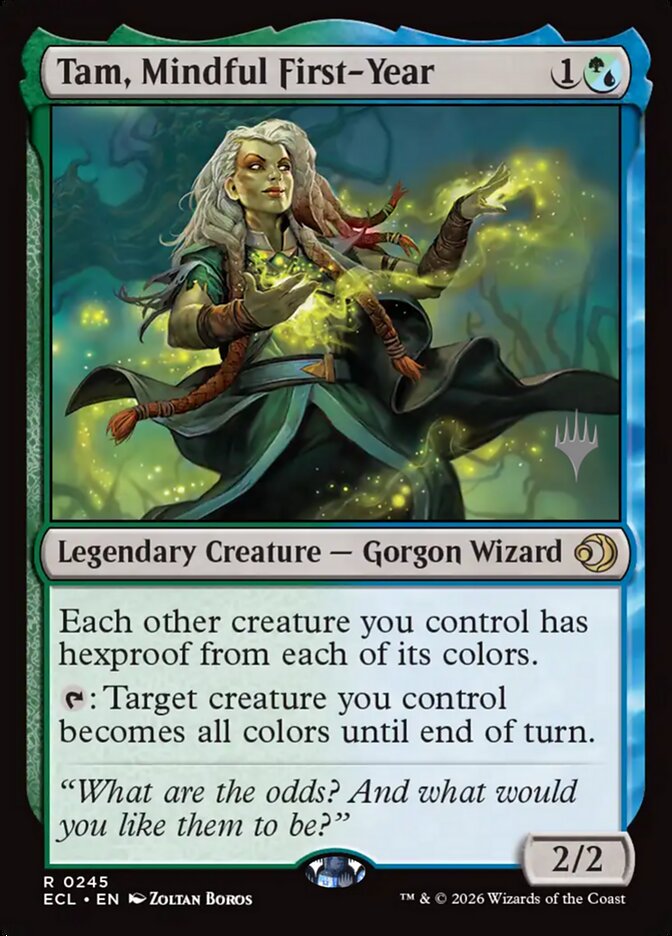 Tam, Mindful First-Year, Lorwyn Eclipsed Promos Card Art