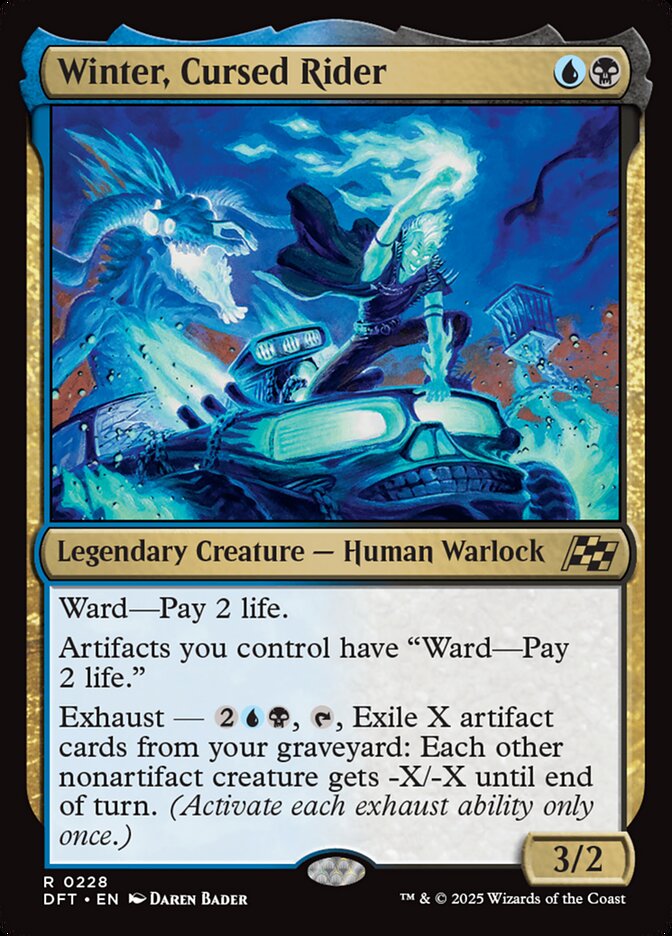 Winter, Cursed Rider, Aetherdrift Card Art