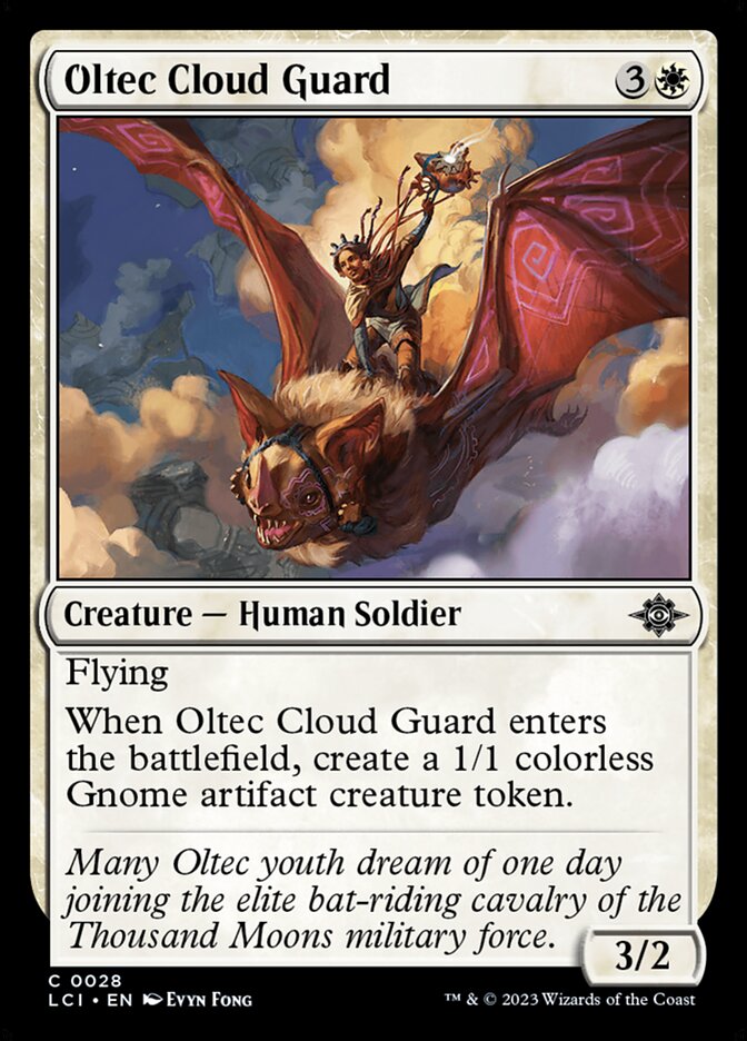 Oltec Cloud Guard, The lost caverns of ixalan Card Art