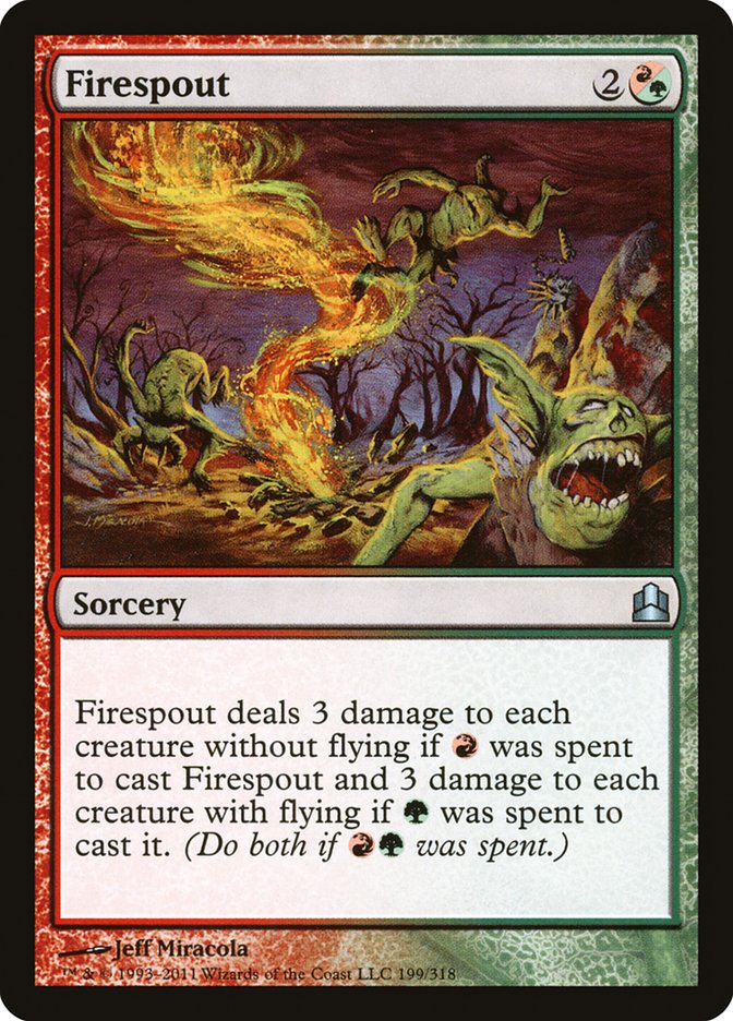 Firespout, Commander 2011 Card Art