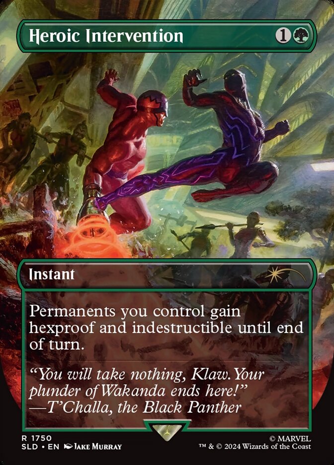 Heroic Intervention, Secret lair drop Card Art