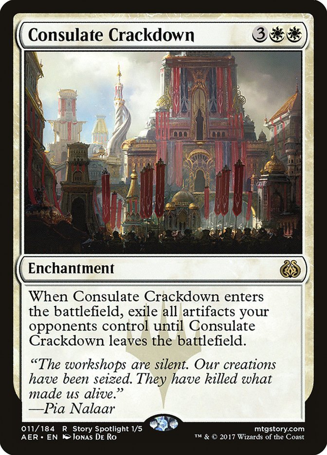 Consulate Crackdown, Aether Revolt Card Art