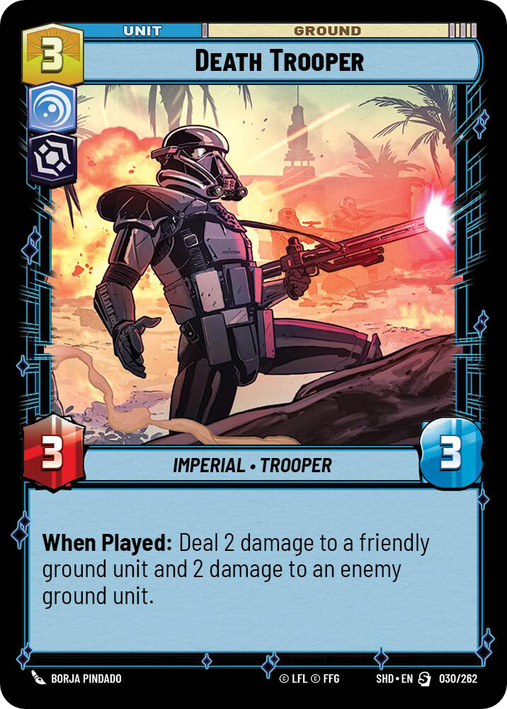 Death Trooper, Shadows of the Galaxy Card Art