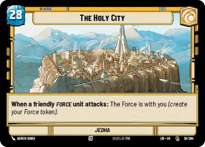The Holy City, Legends of the Force Card Art