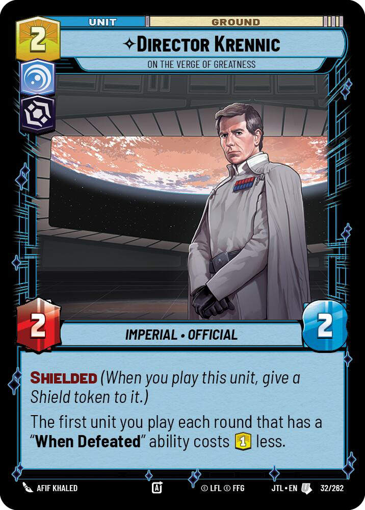 Director Krennic, On the Verge of Greatness, Jump to Lightspeed Card Art