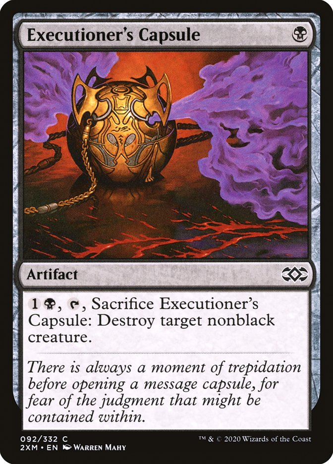 Executioner's Capsule, Double masters Card Art