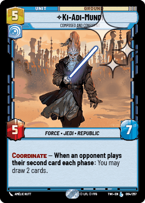 Ki-Adi-Mundi, Composed and Confident - Foil