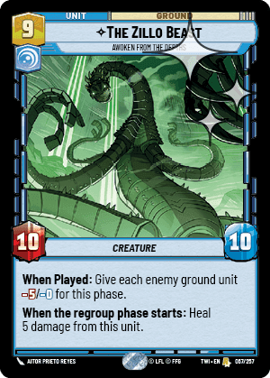 The Zillo Beast, Awoken From The Depths - Foil
