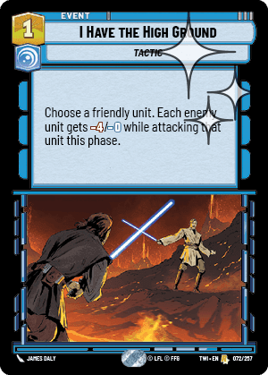 I Have the High Ground - Foil