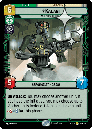 Kalani, Analytical General - Foil