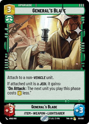General's Blade - Foil