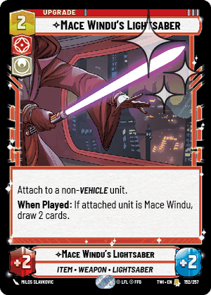 Mace Windu's Lightsaber - Foil