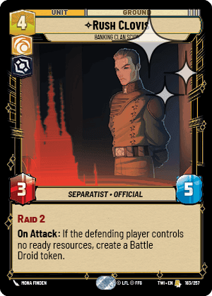 Rush Clovis, Banking Clan Scion - Foil