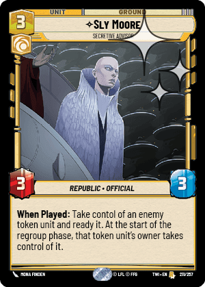 Sly Moore, Secretive Advisor - Foil