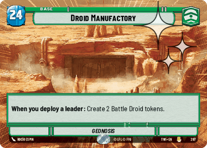 Droid Manufactory - Hyperspace Foil